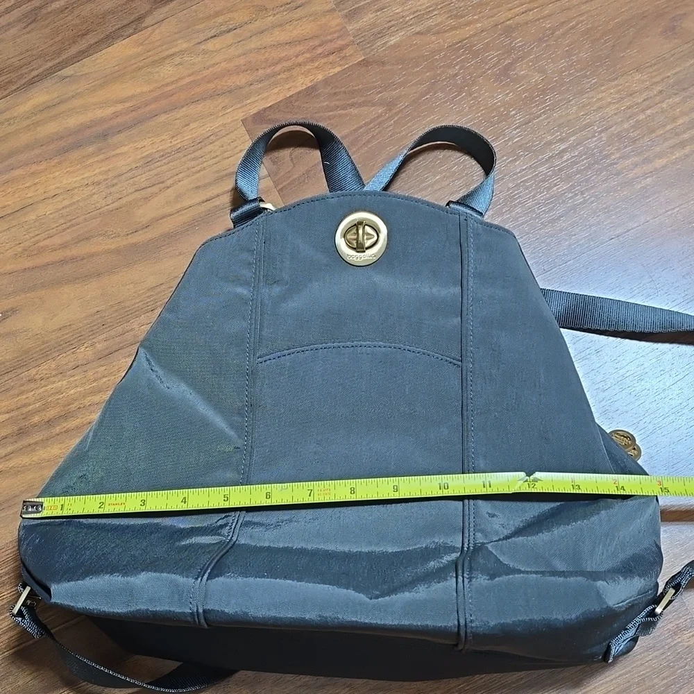 Baggallini Charcoal Gray Backpack Purse Bag